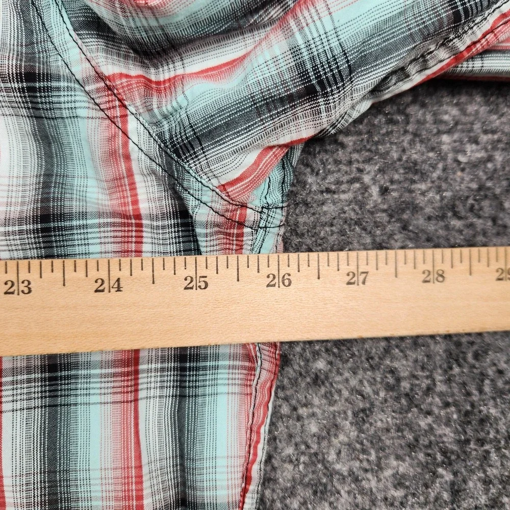 Cinch‎ Modern Fit Shirt Mens 2XL Plaid Western Pearl Snap Long Sleeve Cowboy